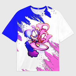 Мужская футболка оверсайз POPPY PLAYTIME GAME ХАГГИ ВАГГИ ПАРОЧКА