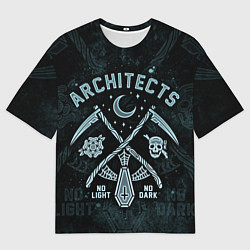 Футболка оверсайз мужская Architects, Alpha Omega, цвет: 3D-принт