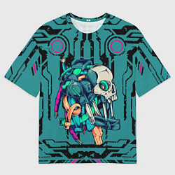 Футболка оверсайз мужская Cyberpunk 2077!, цвет: 3D-принт