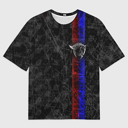 Мужская футболка оверсайз ЦСКА Москва black theme