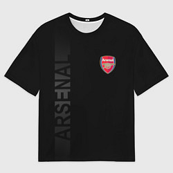Футболка оверсайз мужская ФК Арсенал, цвет: 3D-принт