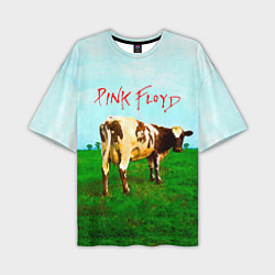 Футболка оверсайз мужская Atom Heart Mother - Pink Floyd, цвет: 3D-принт