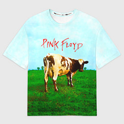 Футболка оверсайз мужская Atom Heart Mother - Pink Floyd, цвет: 3D-принт