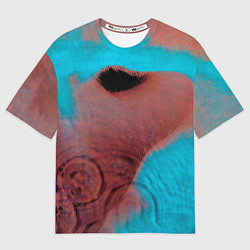 Футболка оверсайз мужская Meddle - Pink Floyd, цвет: 3D-принт