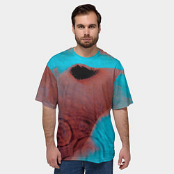 Футболка оверсайз мужская Meddle - Pink Floyd, цвет: 3D-принт — фото 2