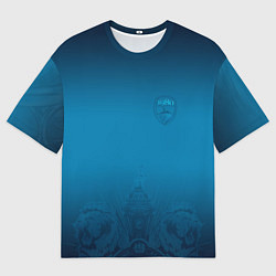 Футболка оверсайз мужская 1980 SPB Fans, цвет: 3D-принт