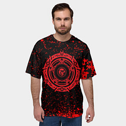 Футболка оверсайз мужская Демоны старшей школы Клан Гремори, цвет: 3D-принт — фото 2