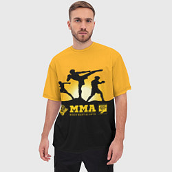 Футболка оверсайз мужская ММА Mixed Martial Arts, цвет: 3D-принт — фото 2