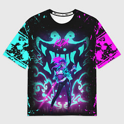 Футболка оверсайз мужская АКАЛИ ЛИГА ЛЕГЕНД, цвет: 3D-принт