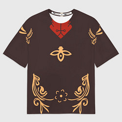 Мужская футболка оверсайз КОСТЮМ ХУ ТАО HU TAO