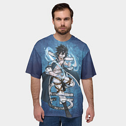 Футболка оверсайз мужская Хвост Феи Грей Фуллбастер Gray Fullbuster, цвет: 3D-принт — фото 2