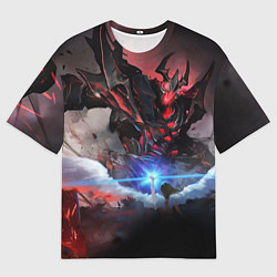 Футболка оверсайз мужская DOTA ТЕНЬ, SHADOW FIEND, цвет: 3D-принт