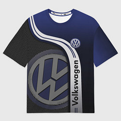 Футболка оверсайз мужская Volkswagen Фольксваген, цвет: 3D-принт