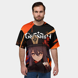 Футболка оверсайз мужская HU TAO ХУ ТАО ВАНШЭН, цвет: 3D-принт — фото 2