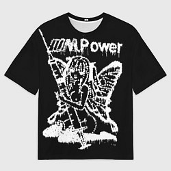 Футболка оверсайз мужская Drain Power, цвет: 3D-принт