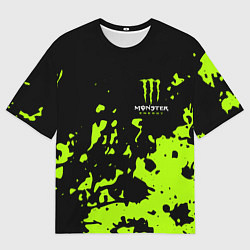 Мужская футболка оверсайз Monster Energy green