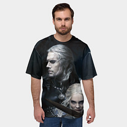 Футболка оверсайз мужская THE WITCHER 2 SEASON, цвет: 3D-принт — фото 2