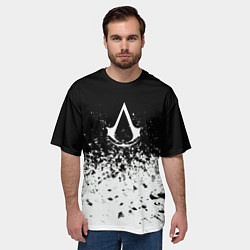 Футболка оверсайз мужская Assassins creed ассасины, цвет: 3D-принт — фото 2