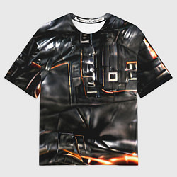 Футболка оверсайз мужская Стиль терминатора, цвет: 3D-принт