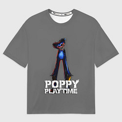 Футболка оверсайз мужская HUGGY WUGGY POPPY PLAYTIME, цвет: 3D-принт
