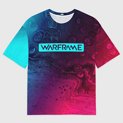 Футболка оверсайз мужская ВАРФРЕЙМ Разводы, цвет: 3D-принт