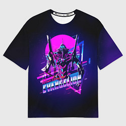 Футболка оверсайз мужская Ева 01 - Neon Genesis Evangelion, цвет: 3D-принт