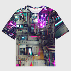 Футболка оверсайз мужская Инженерия, цвет: 3D-принт
