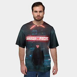 Футболка оверсайз мужская Smash Into Pieces Big Bang Neon man, цвет: 3D-принт — фото 2