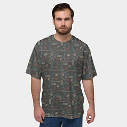 Футболка оверсайз мужская Kamasutra, цвет: 3D-принт — фото 2