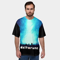 Футболка оверсайз мужская DELTARUNE ГЕРОИ ИГРЫ, цвет: 3D-принт — фото 2