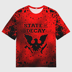 Футболка оверсайз мужская State of Decay Зомби Апокалипсис, цвет: 3D-принт