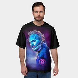 Футболка оверсайз мужская Slipknot - Corey Taylor - TGC, цвет: 3D-принт — фото 2