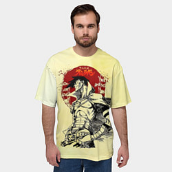 Футболка оверсайз мужская Камина Гуррен-Лаганн, цвет: 3D-принт — фото 2