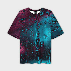 Футболка оверсайз мужская Ностальгия фиолетового дождя, цвет: 3D-принт
