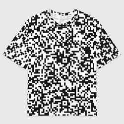 Мужская футболка оверсайз Стиль QR код