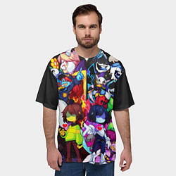 Футболка оверсайз мужская DELTARUNE UNDERTALE, цвет: 3D-принт — фото 2