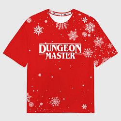 Футболка оверсайз мужская ГАЧИМУЧИ DUNGEON MASTER НОВОГОДНИЙ, цвет: 3D-принт