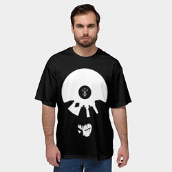 Футболка оверсайз мужская BERSERK ЧБ, цвет: 3D-принт — фото 2