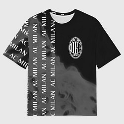 Мужская футболка оверсайз МИЛАН - Пламя