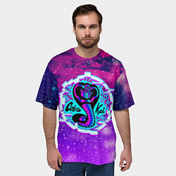 Футболка оверсайз мужская Кобра Кай 2022, цвет: 3D-принт — фото 2