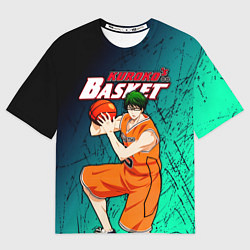Футболка оверсайз мужская Kuroko no Basuke, Midorima Shintaro Шинтаро Мидори, цвет: 3D-принт