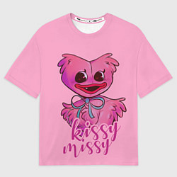 Футболка оверсайз мужская Pink Kissy Missy, цвет: 3D-принт