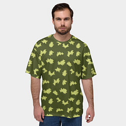 Футболка оверсайз мужская Пограничник камуфляж, цвет: 3D-принт — фото 2
