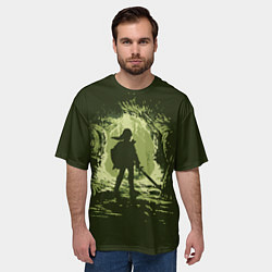 Футболка оверсайз мужская Link арт, цвет: 3D-принт — фото 2