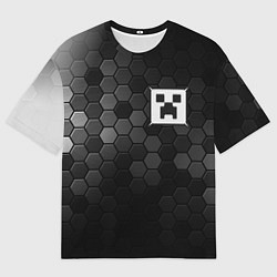 Мужская футболка оверсайз МАЙНКРАФТ Графика