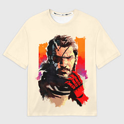 Футболка оверсайз мужская Босс с повязкой, цвет: 3D-принт