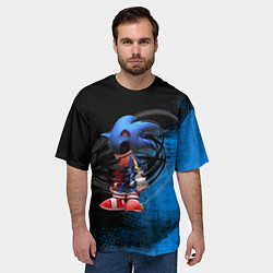 Футболка оверсайз мужская Тёмная энергия!, цвет: 3D-принт — фото 2