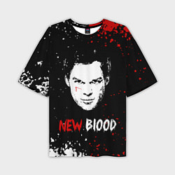Футболка оверсайз мужская Декстер Новая Кровь Dexter New Blood, цвет: 3D-принт