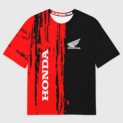 Мужская футболка оверсайз Honda марка авто