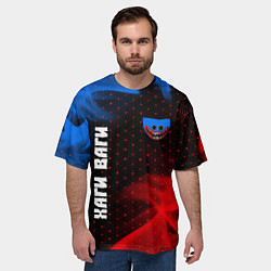 Футболка оверсайз мужская ХАГИ ВАГИ - Огонь, цвет: 3D-принт — фото 2